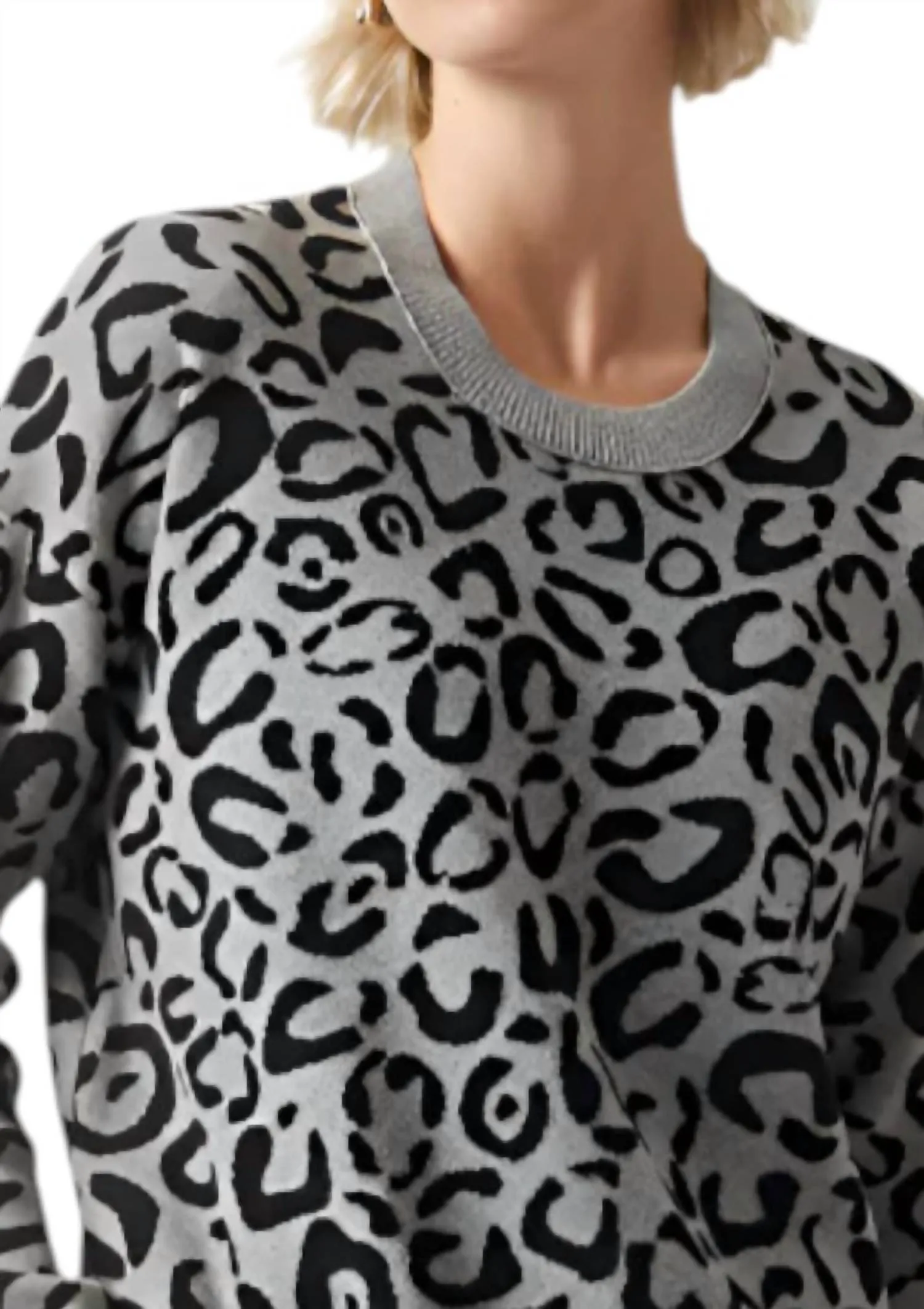 Wild Side Sweater In Gray