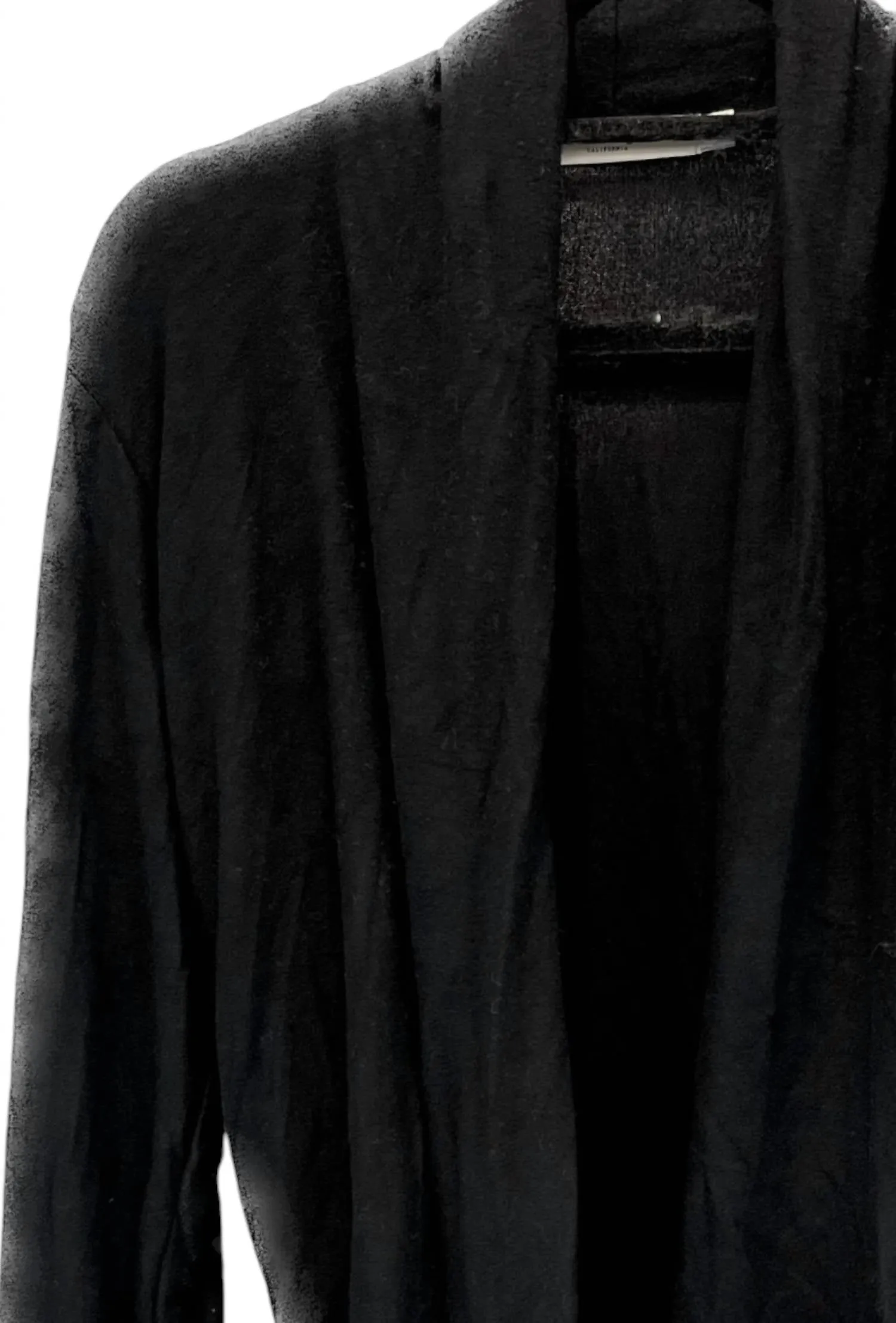 Women's Mae Super Soft Short Drape Cardigan In Midnight Black