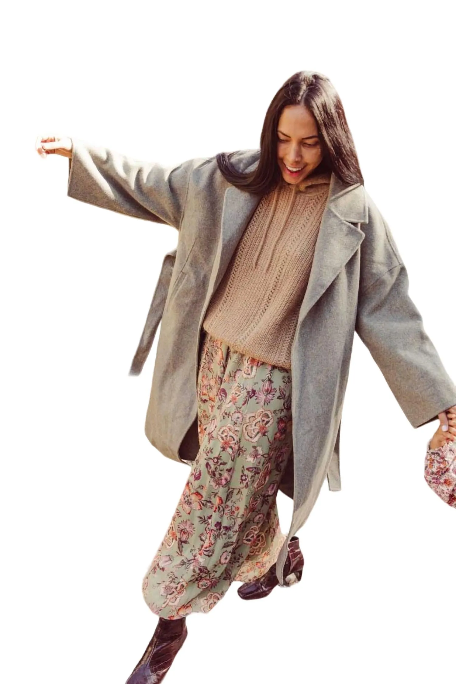 Women's Yunga Skirt In Khaki Tropical Loon