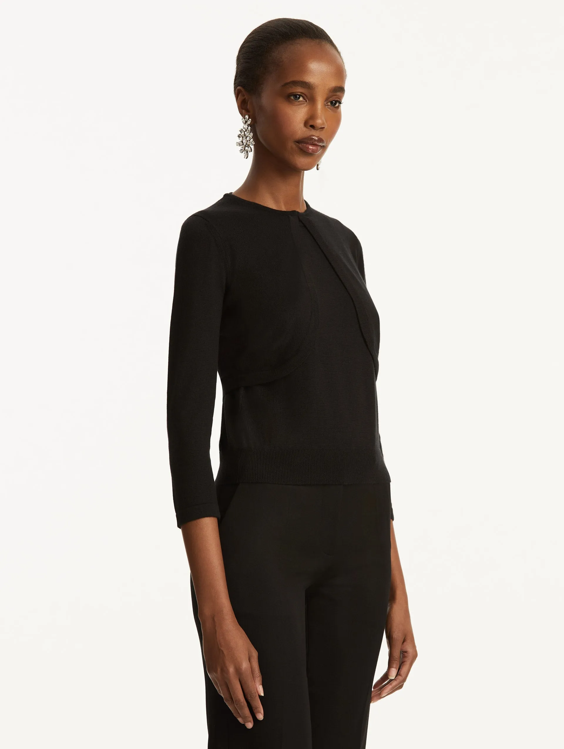 Wool-Blend Bolero