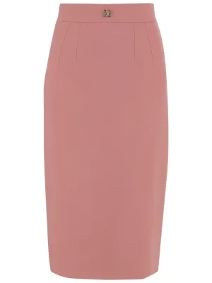 Wool Logo Skirt