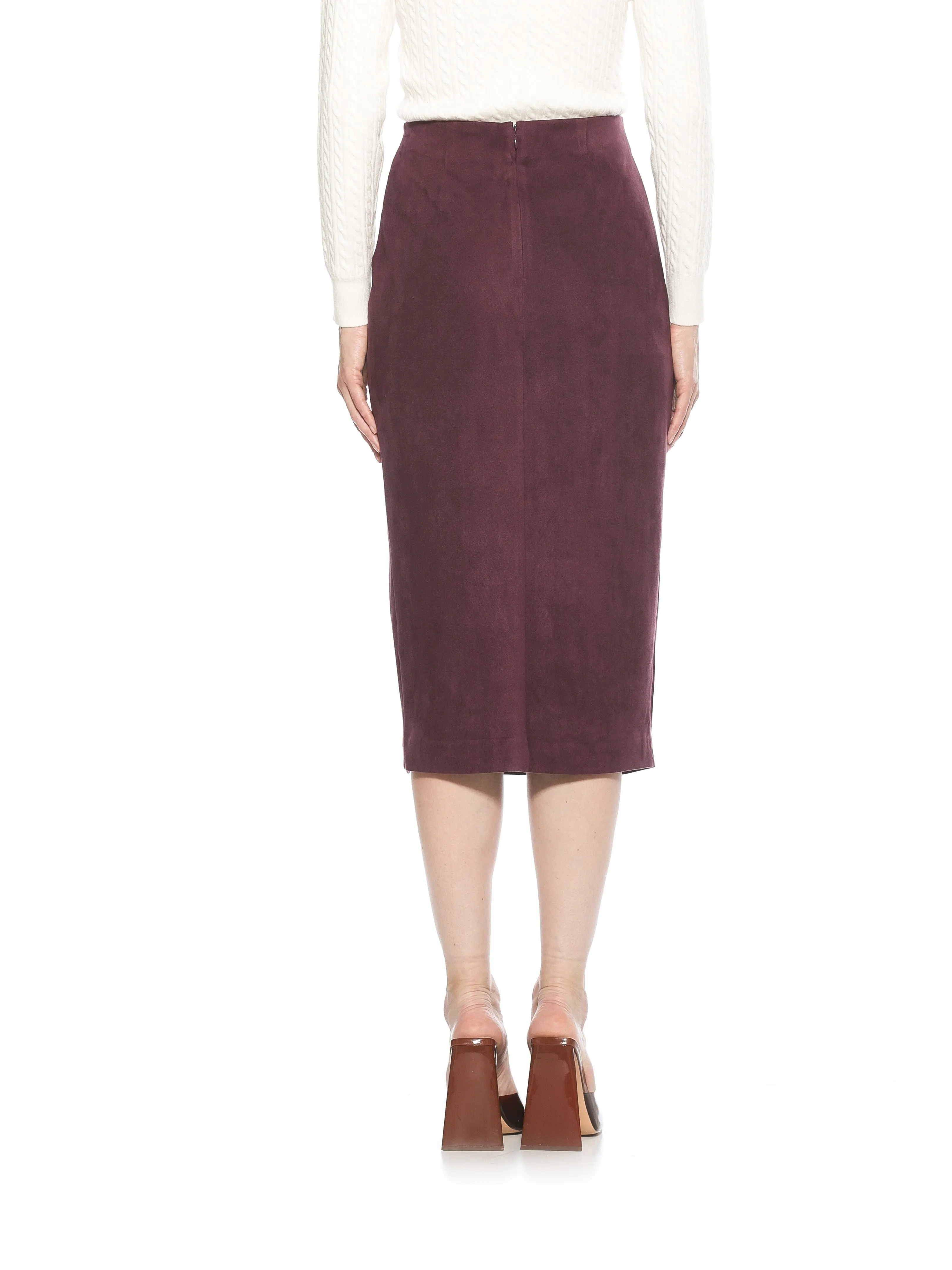 Zayla Suede Skirt