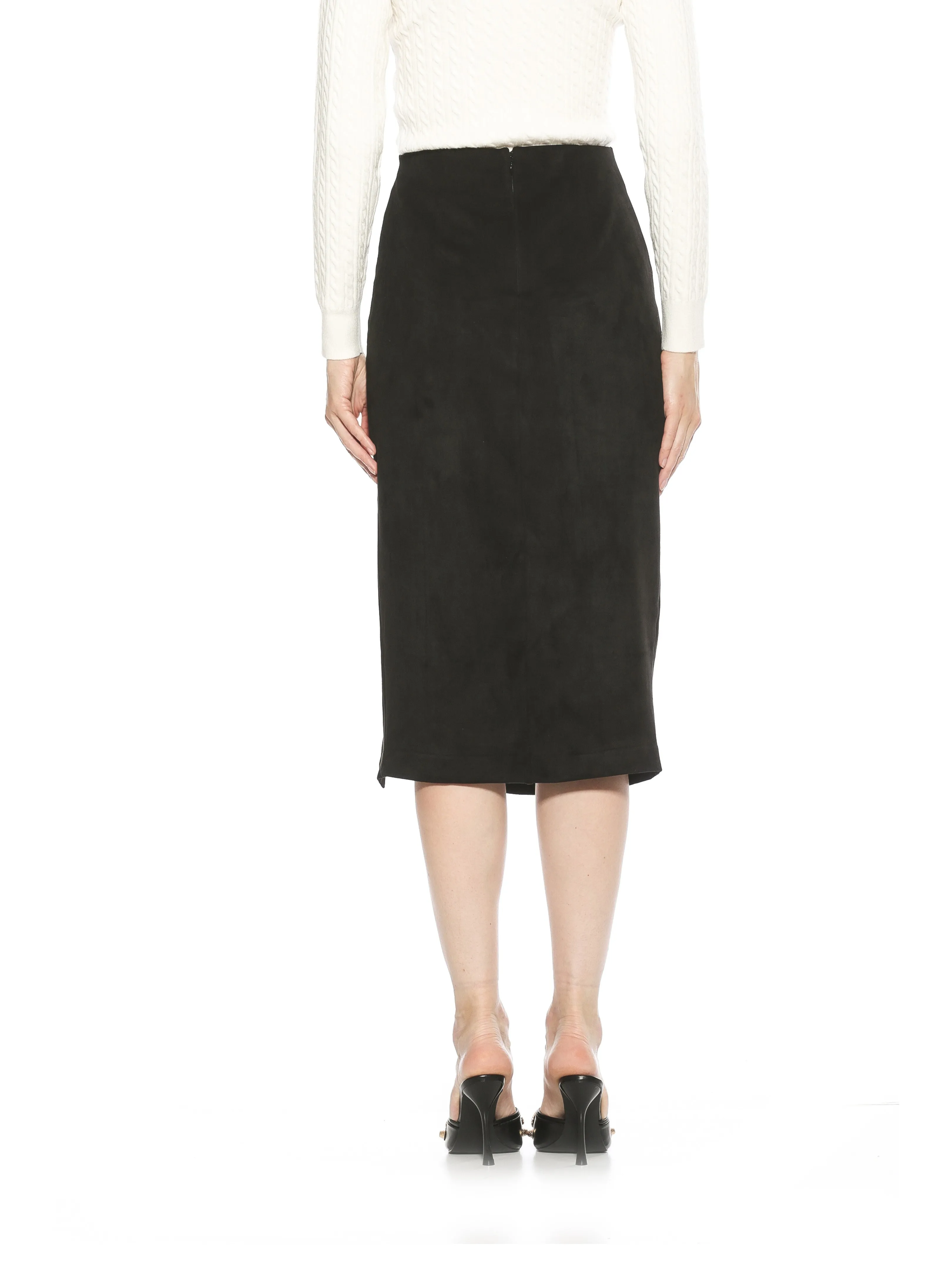 Zayla Suede Skirt