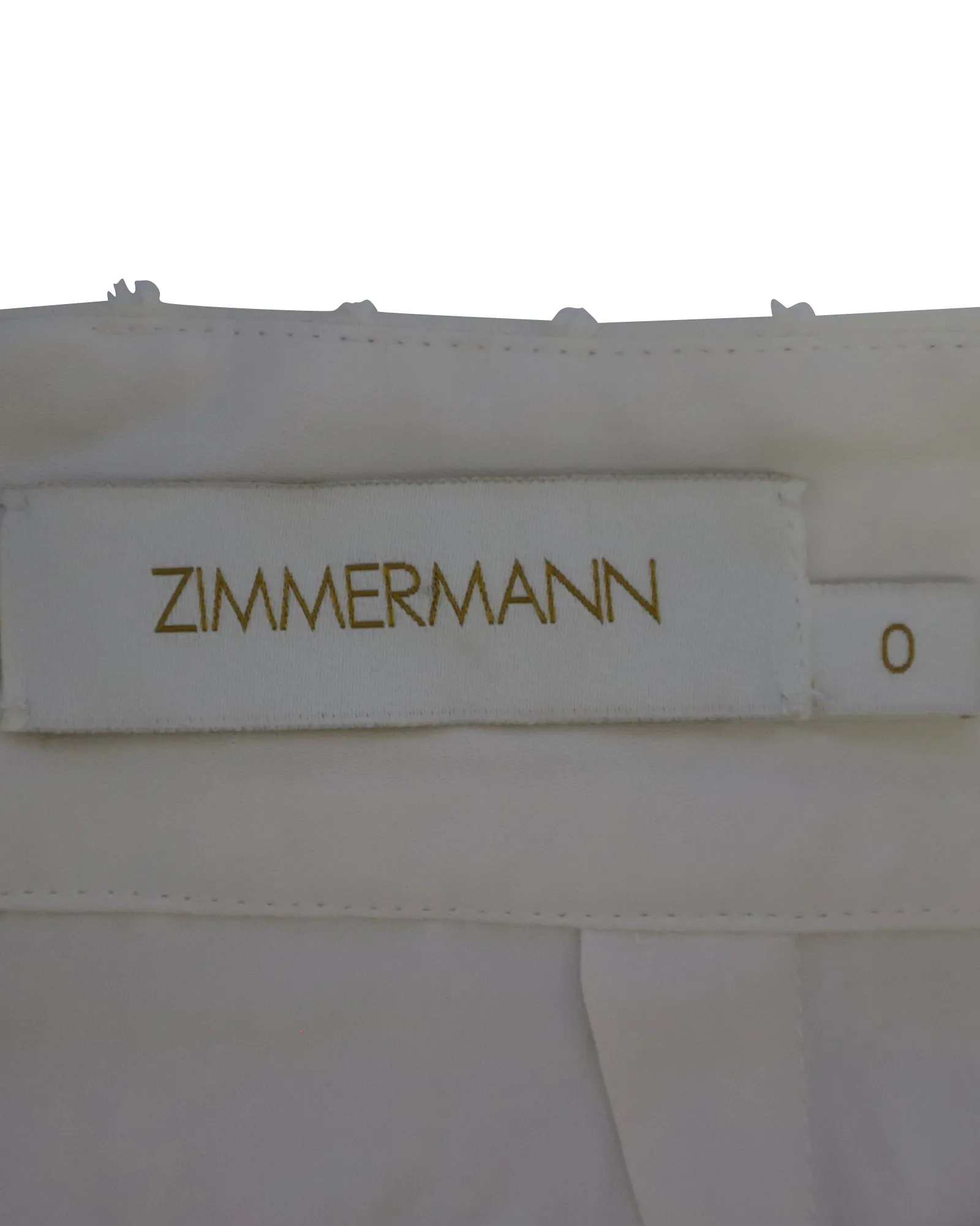 Zimmermann Midi Skirt in White Polyester