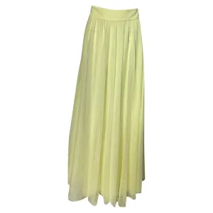 Zimmermann Tulle Maxi Skirt in Yellow Polyamide
