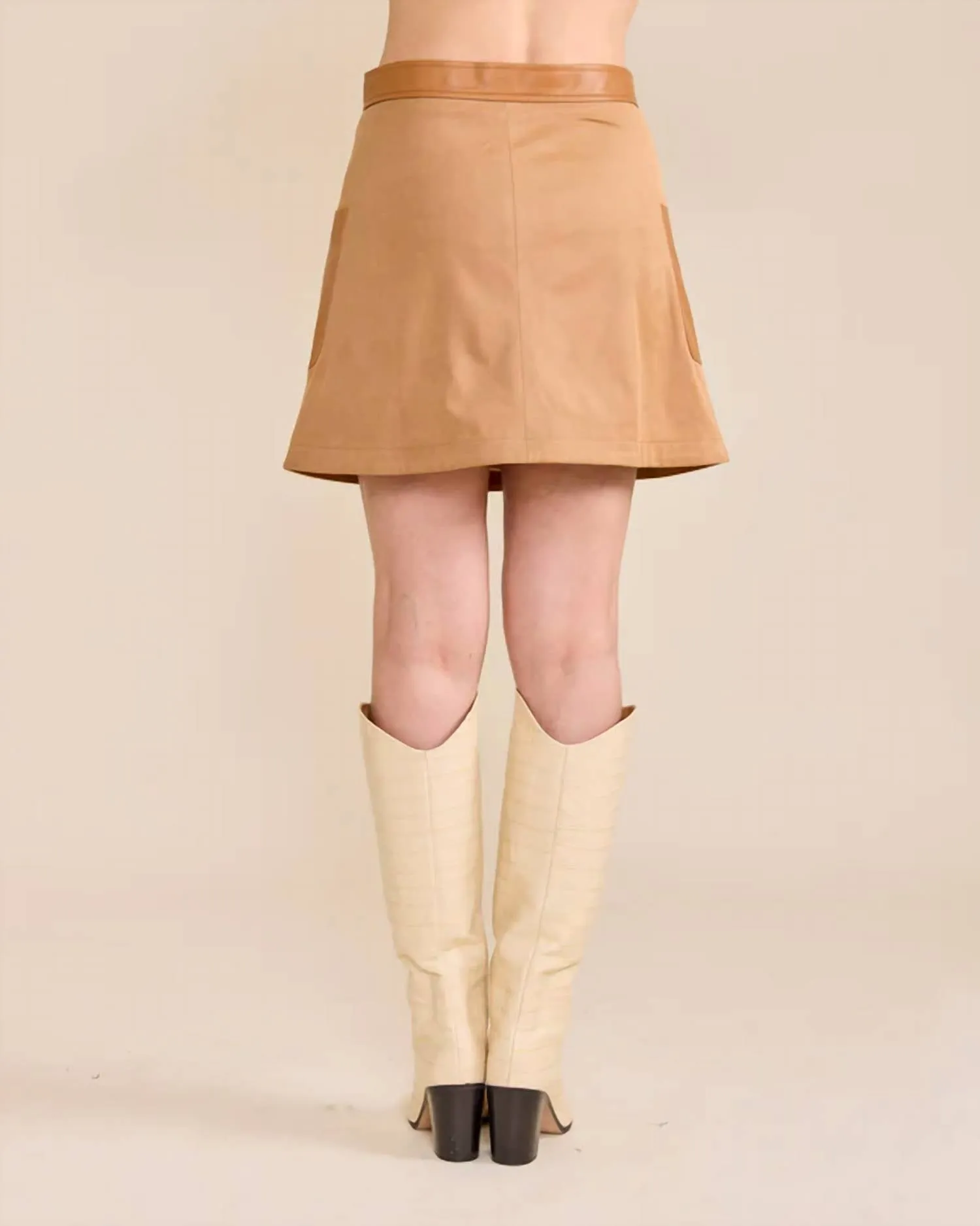 Zoe Skirt In Camel