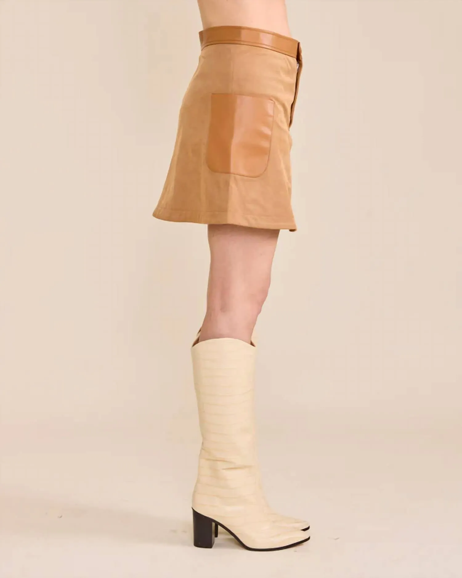 Zoe Skirt In Camel